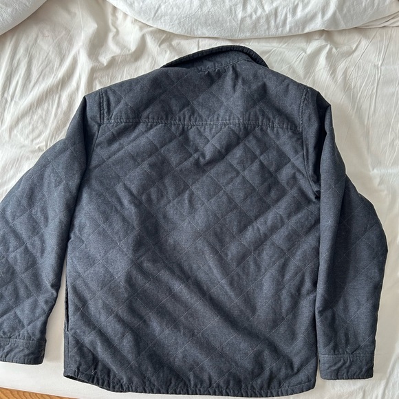 Levi’s Shacket shirt jacket dark gray snap front - Picture 3 of 16